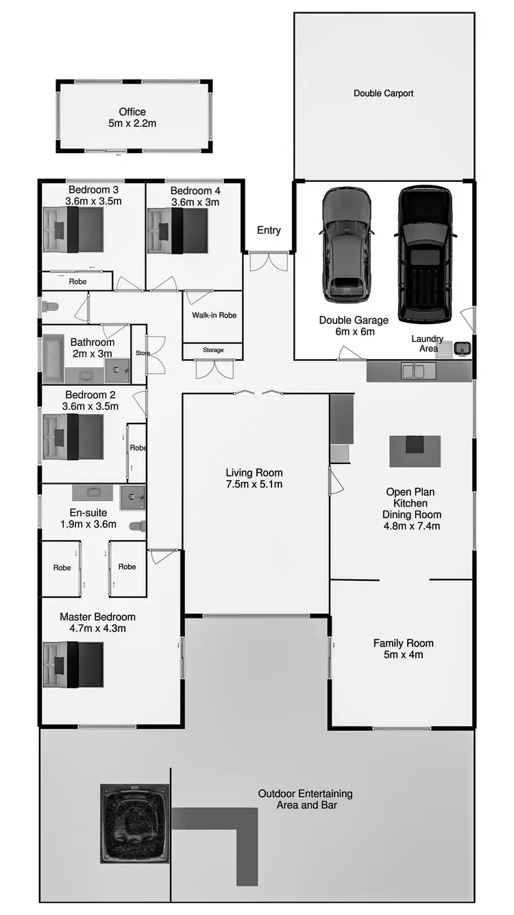 Floorplan of Homely house listing, 39 Gum Street, Warner QLD 4500