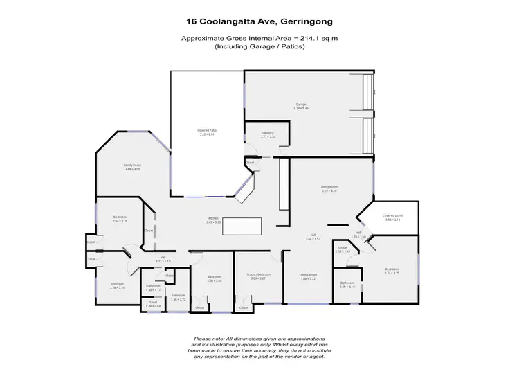 Floorplan of Homely house listing, 16 Coolangatta Avenue, Gerringong NSW 2534