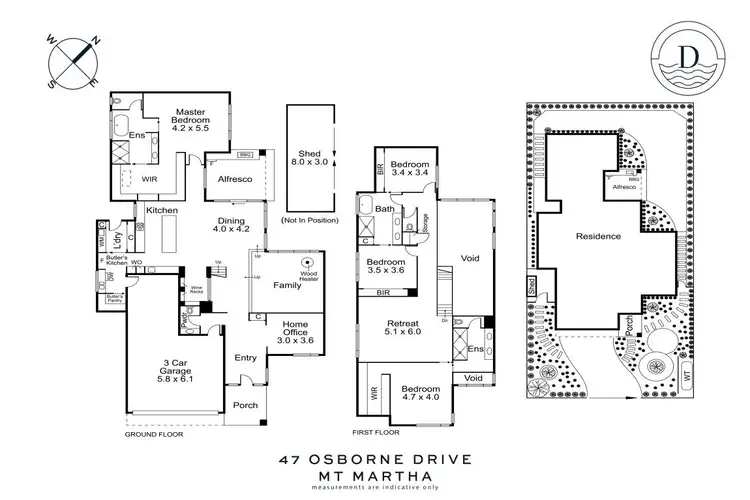 Floorplan of Homely house listing, 47 Osborne Drive, Mount Martha VIC 3934