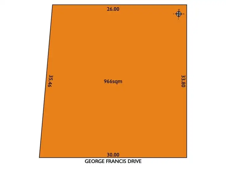 Floorplan of Homely land listing, 9 George Francis Drive, Mount Compass SA 5210