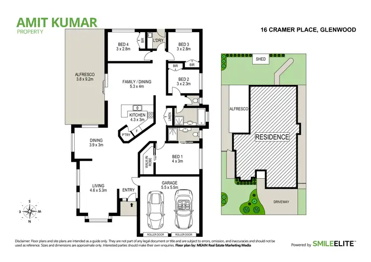 Floorplan of Homely house listing, 16 Cramer Place, Glenwood NSW 2768