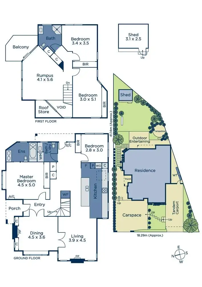 Floorplan of Homely house listing, 33 Highgate Grove, Ashburton VIC 3147