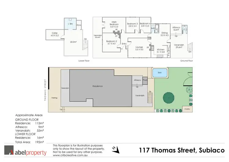 Floorplan of Homely house listing, 117 Thomas Street, Subiaco WA 6008