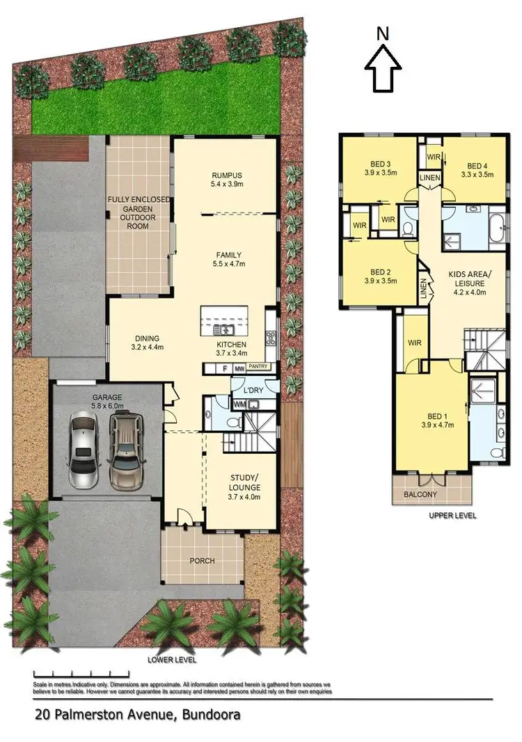 Floorplan of Homely house listing, 20 Palmerston Avenue, Bundoora VIC 3083
