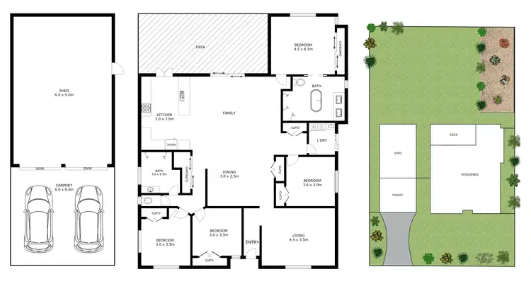 Floorplan of Homely house listing, 5 Peninsula Place, Rosslyn QLD 4703