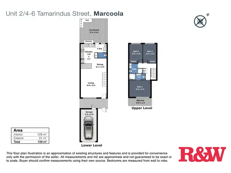 Floorplan of Homely townhouse listing, 2/4-6 Tamarindus Street, Marcoola QLD 4564