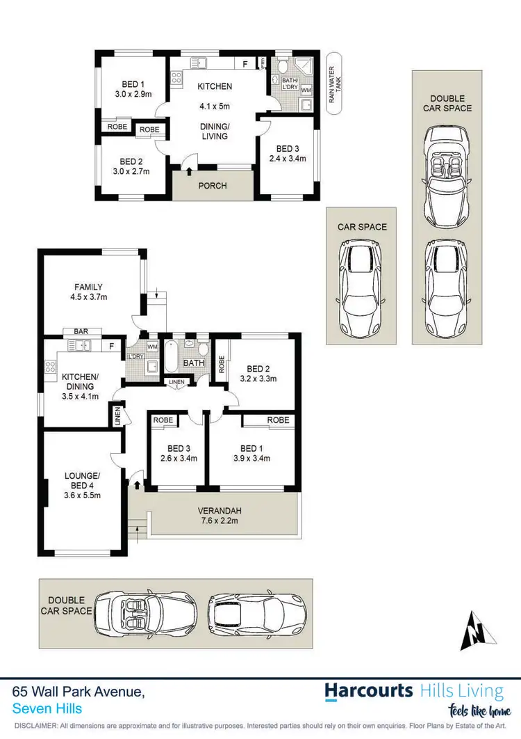Floorplan of Homely house listing, 65 Wall Park Avenue, Seven Hills NSW 2147