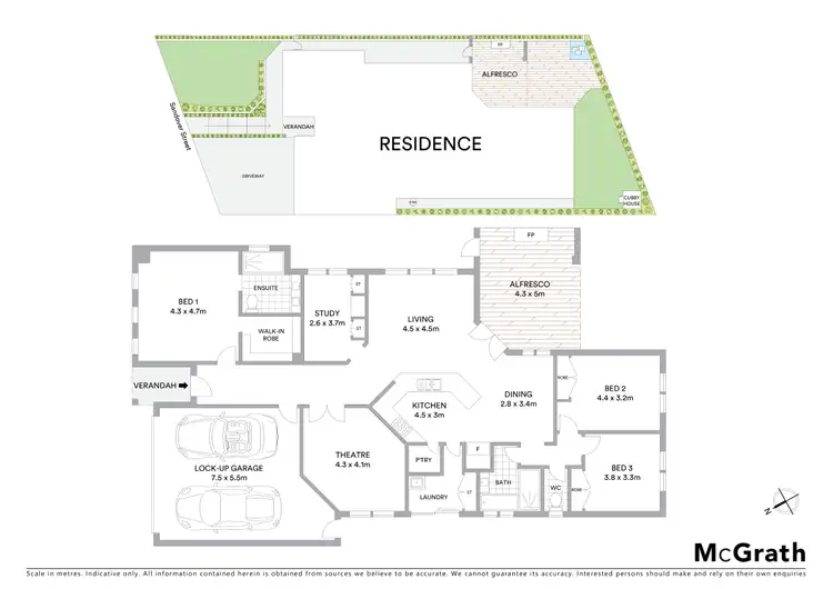 Floorplan of Homely house listing, 16 Sandover Street, Doreen VIC 3754
