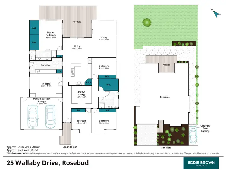 Floorplan of Homely house listing, 25 Wallaby Drive, Rosebud VIC 3939