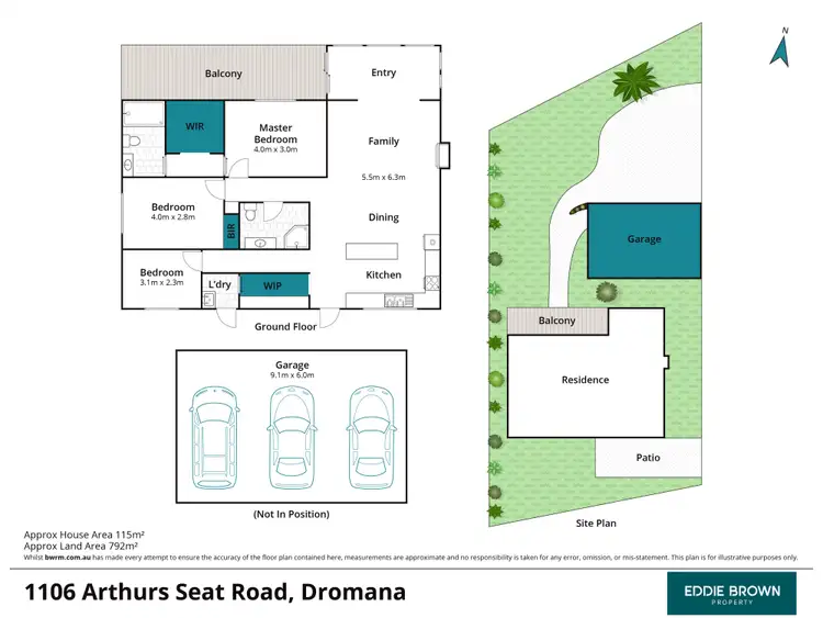 Floorplan of Homely house listing, 1106 Arthurs Seat Road, Dromana VIC 3936