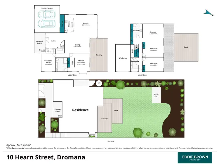 Floorplan of Homely house listing, 10 Hearn Street, Dromana VIC 3936