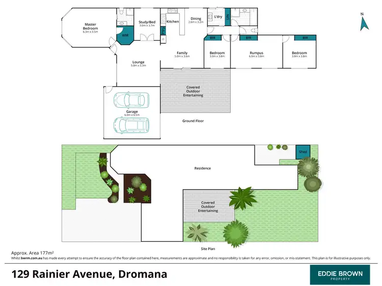 Floorplan of Homely house listing, 129 Rainier Avenue, Dromana VIC 3936
