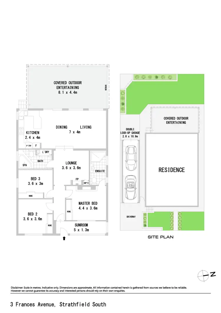 Floorplan of Homely house listing, 3 Frances Avenue, Strathfield South NSW 2136