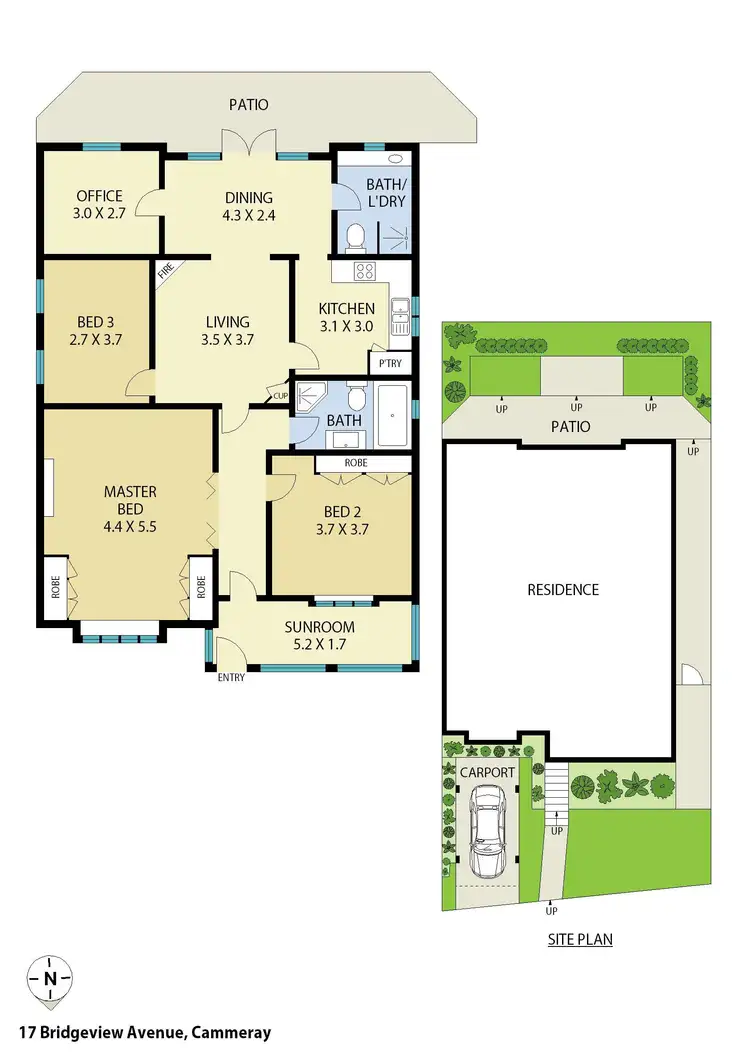 Floorplan of Homely house listing, 17 Bridgeview Avenue, Cammeray NSW 2062