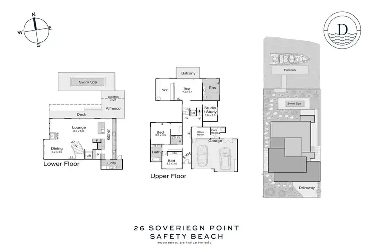 Floorplan of Homely house listing, 26 Sovereign Point, Safety Beach VIC 3936