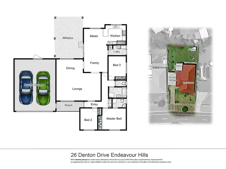 Floorplan of Homely house listing, 26 Denton Drive, Endeavour Hills VIC 3802