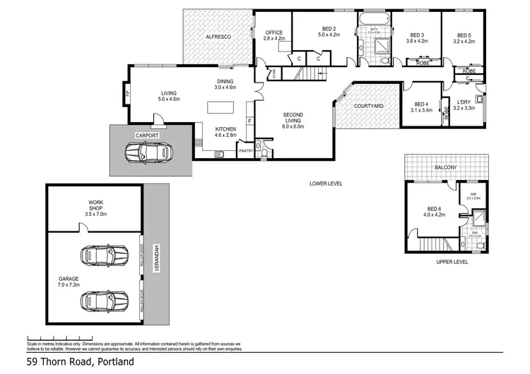 Floorplan of Homely house listing, 59 Thorns Road, Portland West VIC 3305