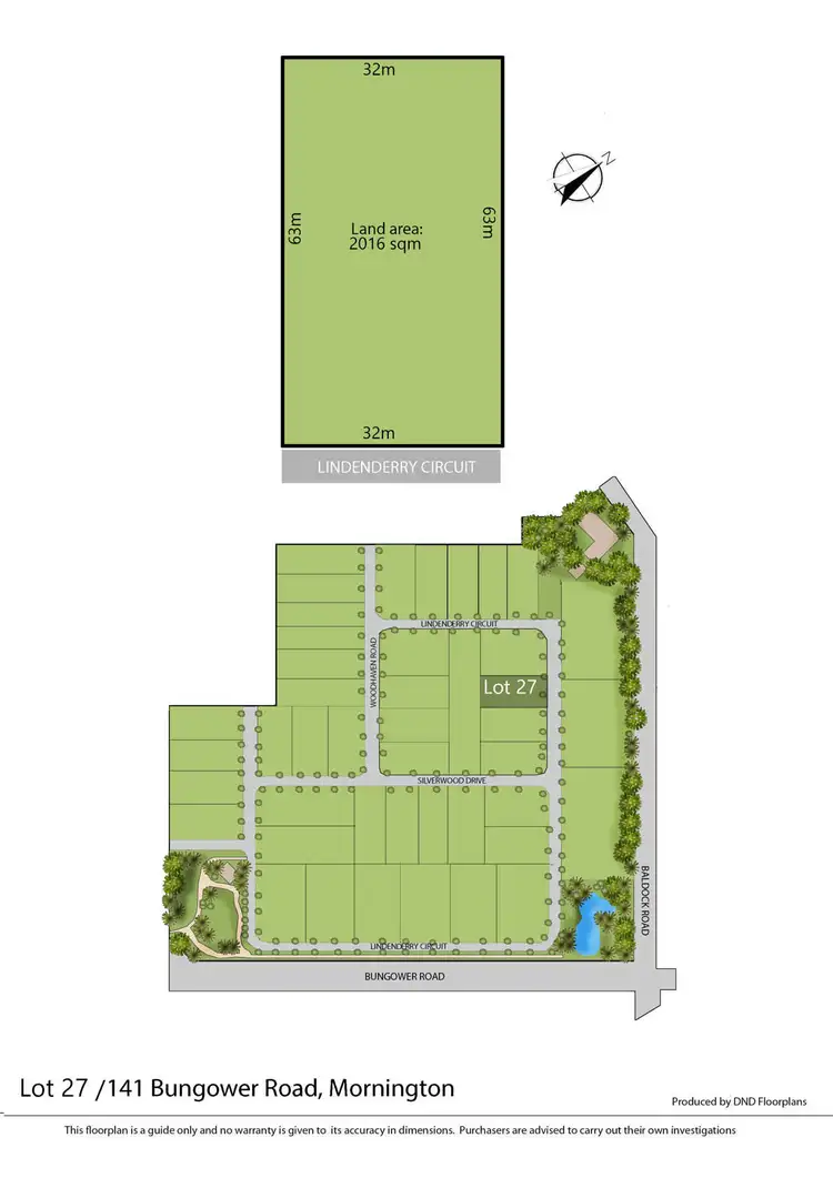 Floorplan of Homely land listing, 23 Lindenderry Circuit, Mornington VIC 3931