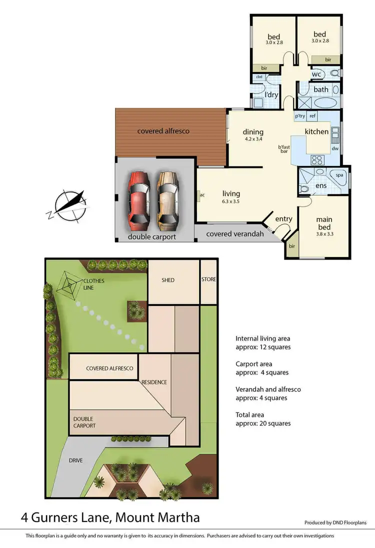 Floorplan of Homely house listing, 4 Gurners Lane, Mount Martha VIC 3934