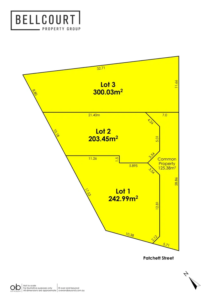 Floorplan of Homely land listing, 43 Patchett Street, Cloverdale WA 6105