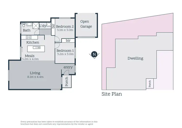 Floorplan of Homely unit listing, 2/13 Dennis Street, Lalor VIC 3075