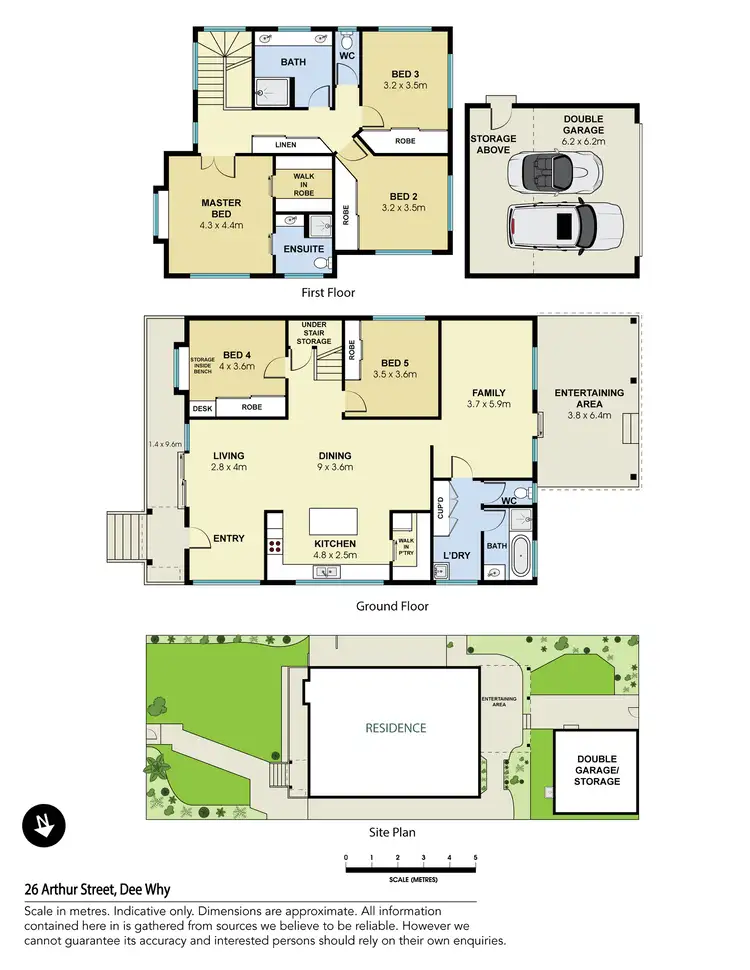 Floorplan of Homely house listing, 26 Arthur Street, Dee Why NSW 2099