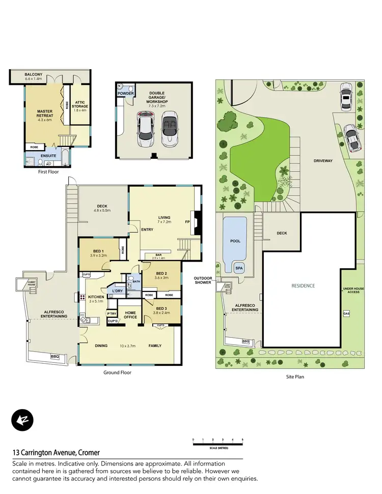 Floorplan of Homely house listing, 13 Carrington Avenue, Cromer NSW 2099