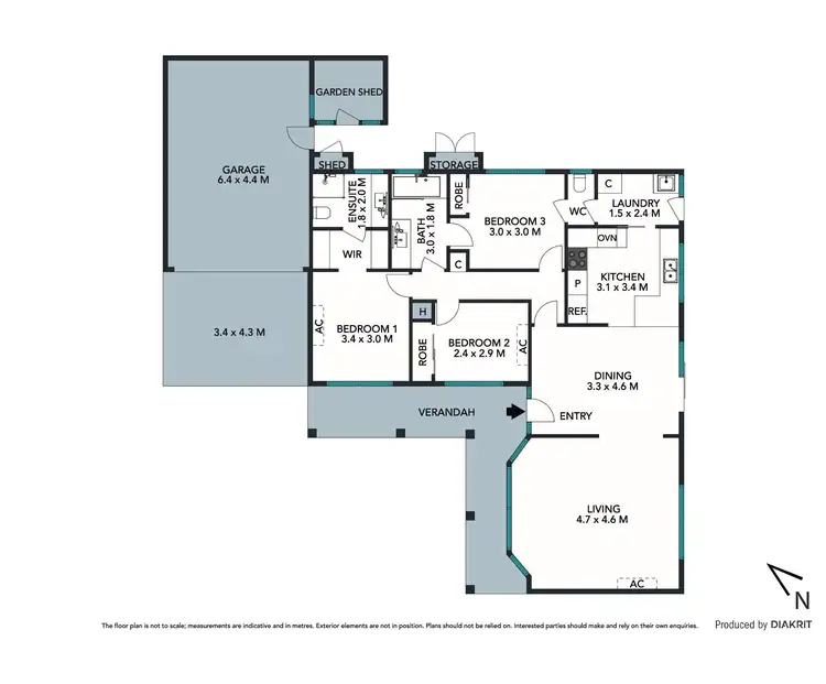 Floorplan of Homely unit listing, 3/5 Shelley Street, Mornington VIC 3931
