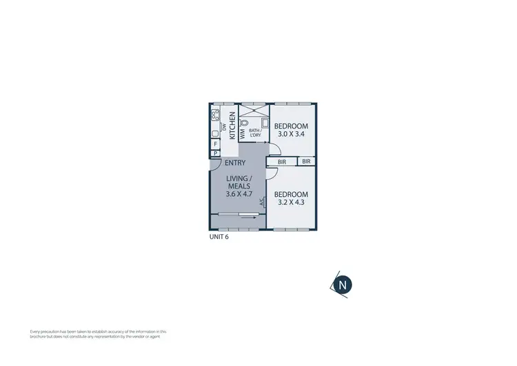 Floorplan of Homely apartment listing, 6/59 Keon Street, Thornbury VIC 3071