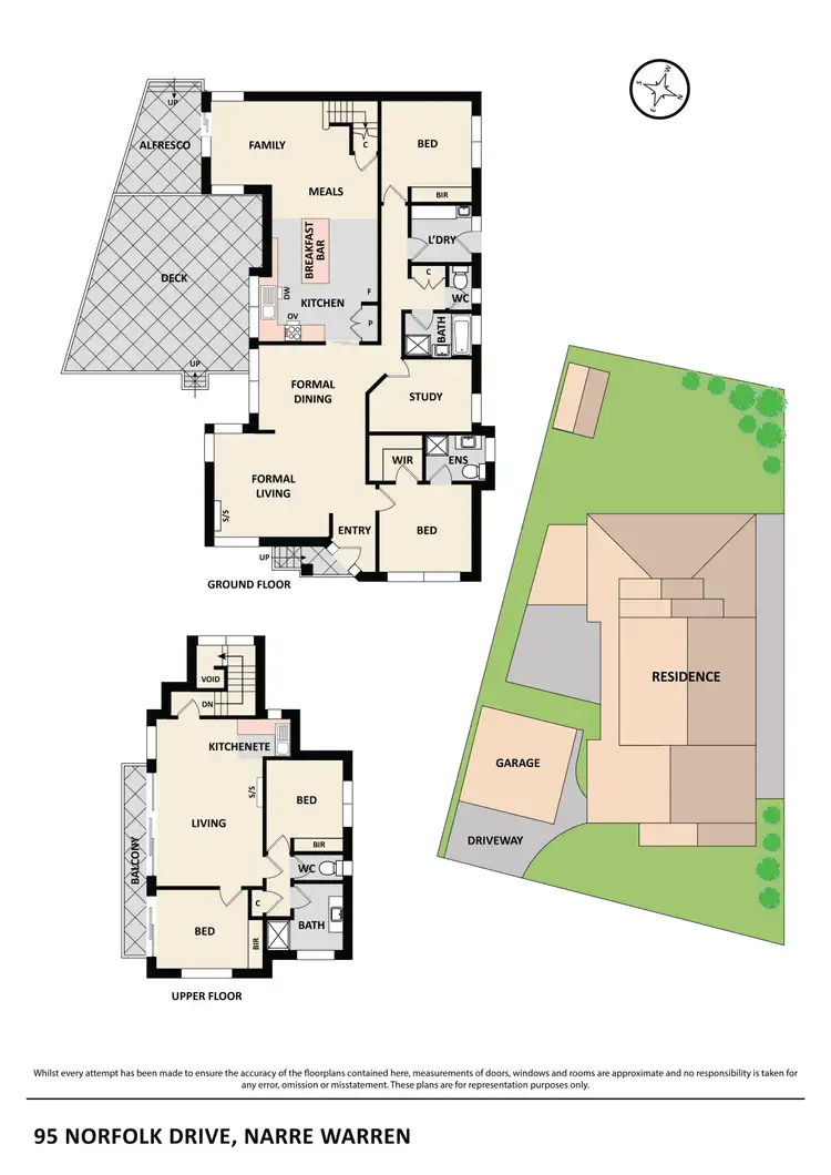 Floorplan of Homely house listing, 95 Norfolk Drive, Narre Warren VIC 3805