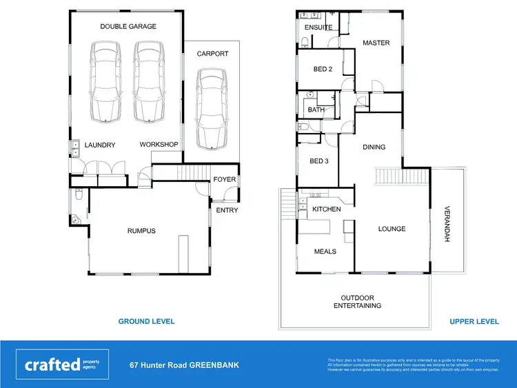 Floorplan of Homely house listing, 67-71 Hunter Road, Greenbank QLD 4124