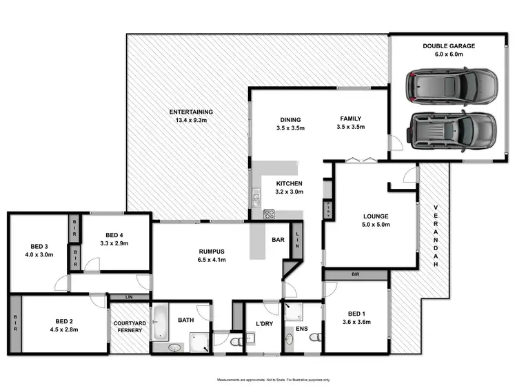 Floorplan of Homely house listing, 2 Fussel Court, Wodonga VIC 3690
