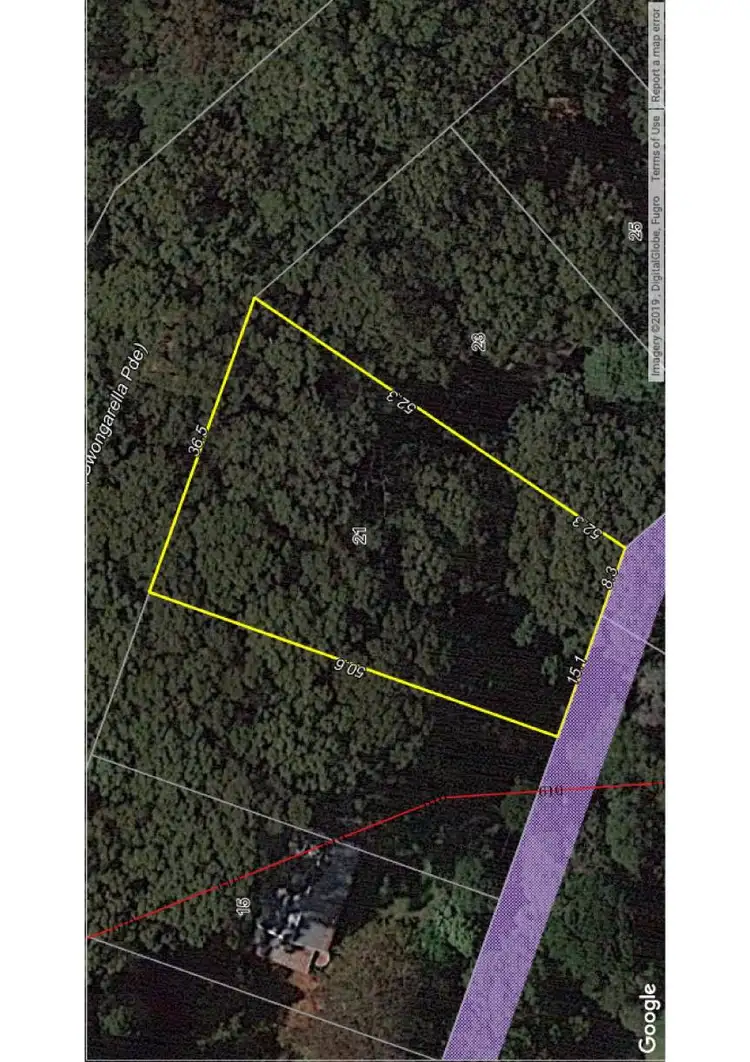 Floorplan of Homely land listing, 21 Gwongorella Parade, Springbrook QLD 4213