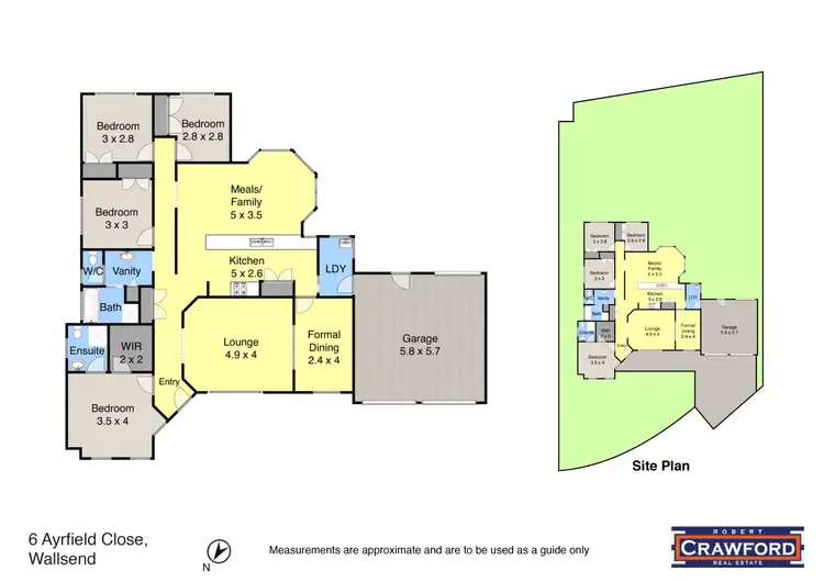 Floorplan of Homely house listing, 6 Ayrfield Close, Wallsend NSW 2287