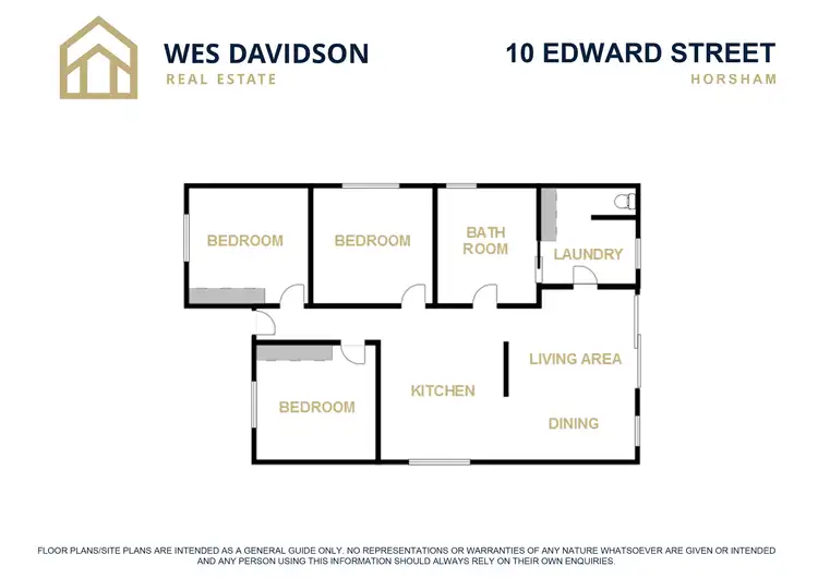 Floorplan of Homely house listing, 10 Edward Street, Horsham VIC 3400