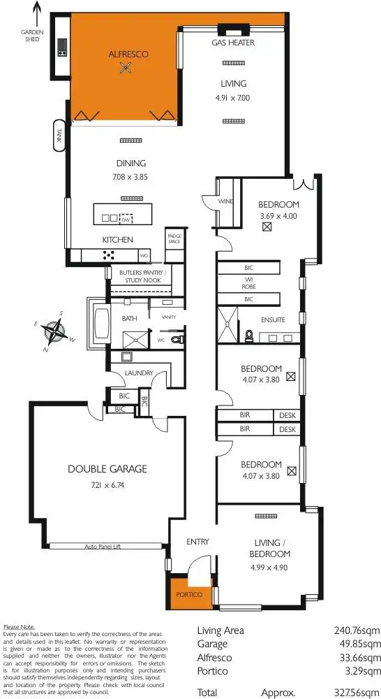 Floorplan of Homely house listing, 47 Fairford Street, Unley SA 5061