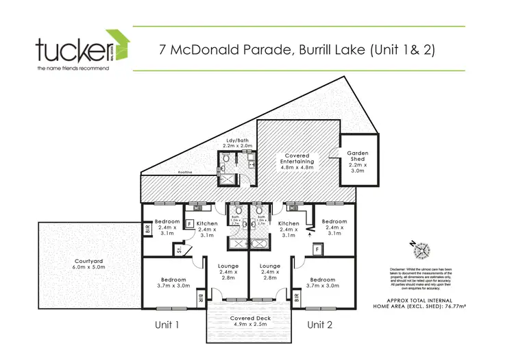 Floorplan of Homely house listing, 7 McDonald Parade, Burrill Lake NSW 2539