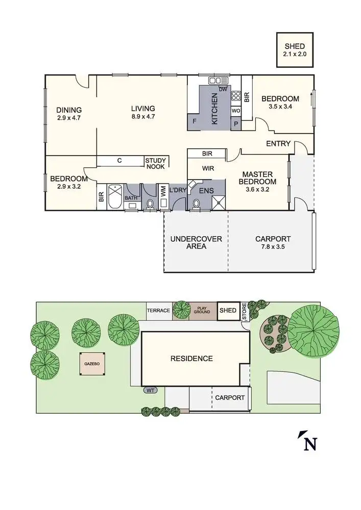 Floorplan of Homely house listing, 54 Glenalva Parade, Cannons Creek VIC 3977