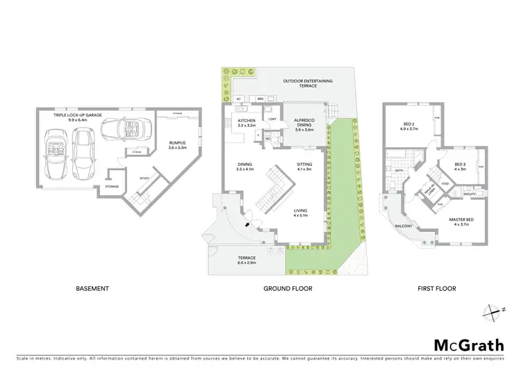 Floorplan of Homely townhouse listing, 5/54 Fraters Avenue, Sans Souci NSW 2219