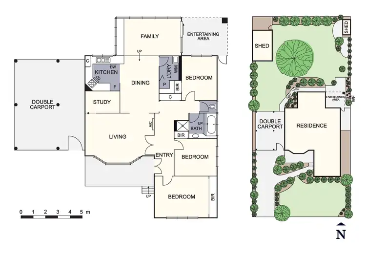 Floorplan of Homely house listing, 5 Currawa Drive, Boronia VIC 3155