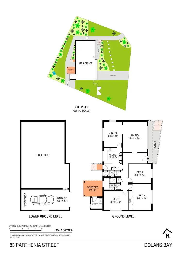 Floorplan of Homely house listing, 83 Parthenia Street, Dolans Bay NSW 2229