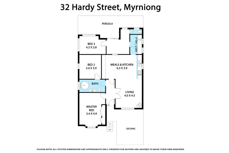 Floorplan of Homely house listing, 32 Hardy Street, Myrniong VIC 3341