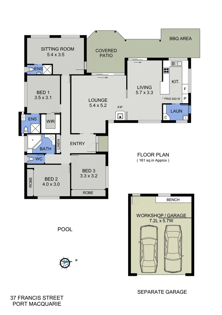 Floorplan of Homely house listing, 37 Francis Street, Port Macquarie NSW 2444