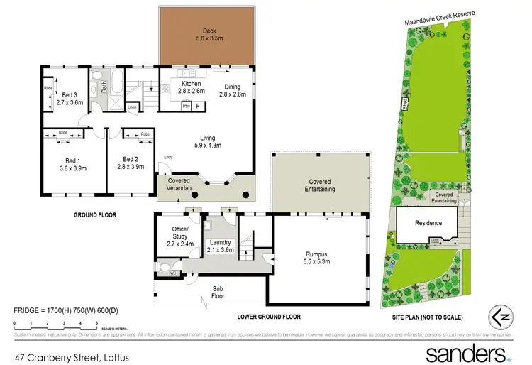 Floorplan of Homely house listing, 47 Cranberry Street, Loftus NSW 2232