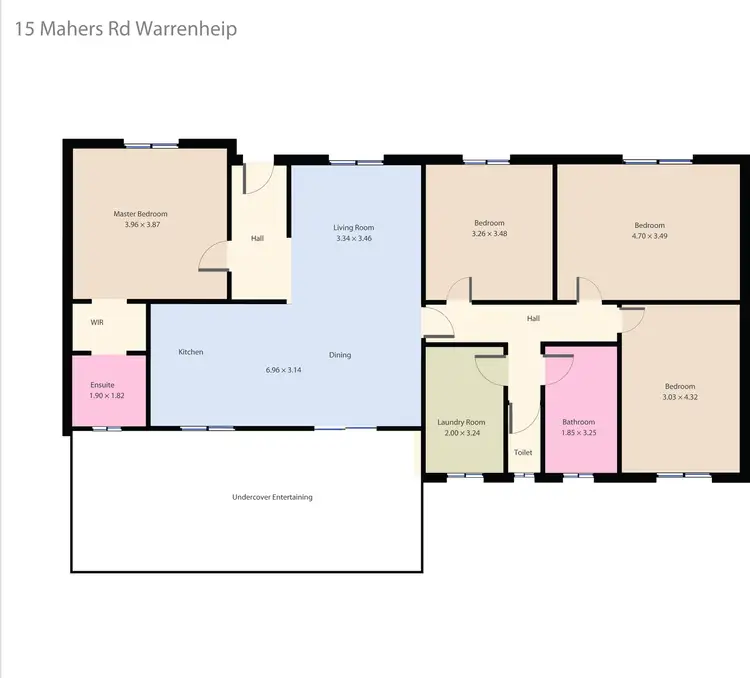 Floorplan of Homely house listing, 15 Mahers Road, Warrenheip VIC 3352