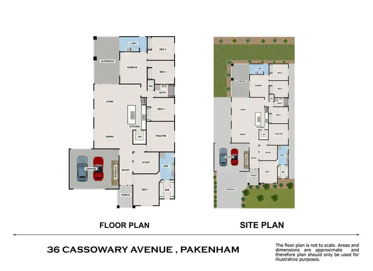 Floorplan of Homely house listing, 36 Cassowary Avenue, Pakenham VIC 3810