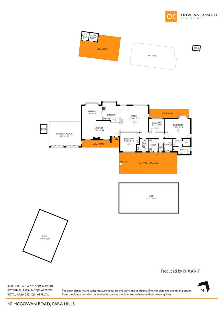 Floorplan of Homely house listing, 40 McGowan Road, Para Hills SA 5096