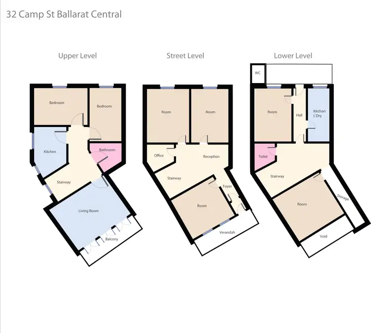 Floorplan of Homely house listing, 32 Camp Street, Ballarat Central VIC 3350
