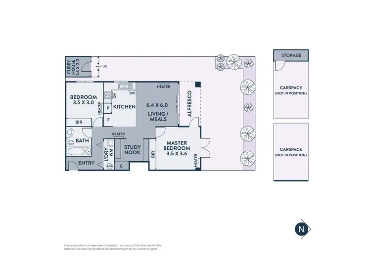 Floorplan of Homely apartment listing, 5/109 Flinders Street, Thornbury VIC 3071