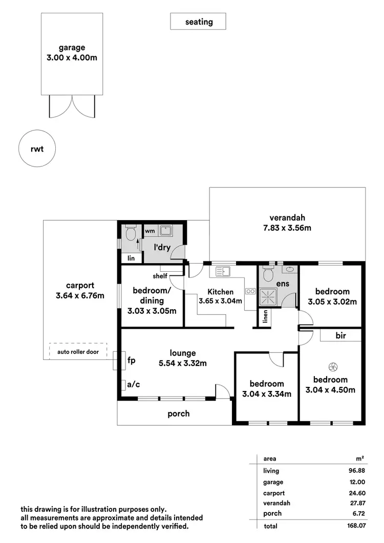 Floorplan of Homely house listing, 3 Mills Street, Clarence Park SA 5034